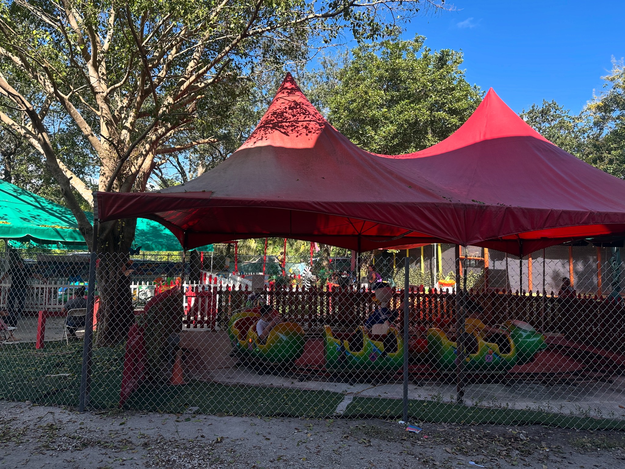 Overview of the attractions at Fun Games Adventure Park